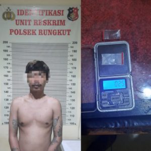 Ketahuan Simpan Sabu Dalam Saku Celana, Pria Bertato Ditangkap Polisi