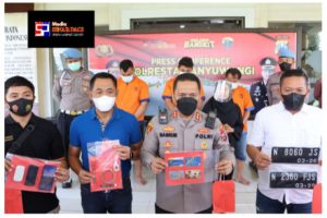 Sindikat Lintas Provinsi Pelaku Pencurian Modus Ganjal Mesin ATM, Diamanka Satreskrim Polresta Banyuwangi