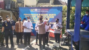 Polres Tanjung Perak Ungkap Dan Pemusnahan Sabu 6,5 kg, Extasi 1660 Butir Dalam 3 Bulan