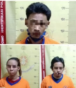 TIGA SEKAWAN NARKOBA DIBEKUK UNIT RESKRIM POLSEK BENOWO