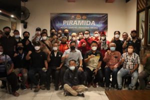 Kapolres Gresik Ngobar Bersama Media, Sinergitas dengan Program Piramida   