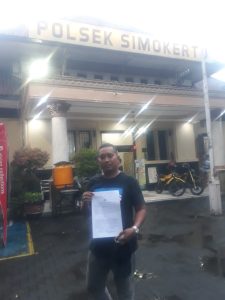 Terekam CCTV, Terduga Pencurian Di Seng 53A Surabaya Dilaporkan Ke Polsek Simokerto