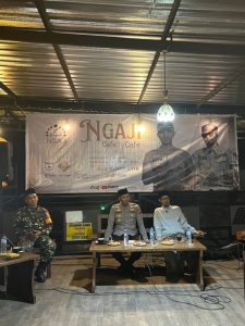 Kapolres Pasuruan Hadiri Ngaji Bareng Cafe To Cafe Bersama Kiyai Muda Gus Romy Syib ( Pengasuh Pondok Pesantren Darul Tauhid Gempeng )