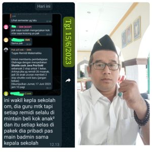 Gak Bahaya Ta..!!! Oknum Guru Pendidikan SMK N 5 Diduga Melakukan Pungli