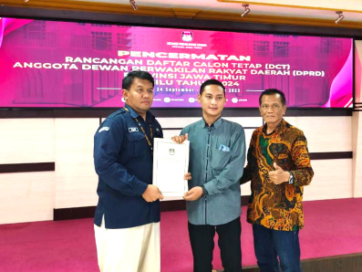 DPD Partai PKN Provinsi Jatim, Menyampaikan Surat Perbaikan Dokumen Pada KPU Provinsi Jatim