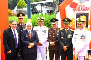 Ketua Umum dan Sekjen Gaman Semeru Indonesia Mengikuti Upacara Hari Pahlawan di Surabaya