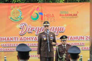 Kejaksaan Tinggi Daerah Istimewa Yogyakarta (DIY) Melakukan Upacara  Memperingati Hari Bakti Adhyaksa ke-64