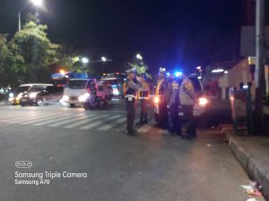 Kapolsek Tambaksari Pimpin Langsung Giat Patroli Antisipasi Kejahatan Malam