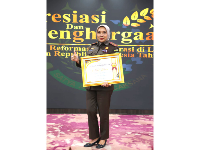 Kejati DIY Raih Penghargaan Unit Pelayanan Publik Ramah Kelompok Rentan Tahun 2024