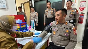 Satlantas Polres Kulonprogo Adakan Bakti Sosial Donor Darah